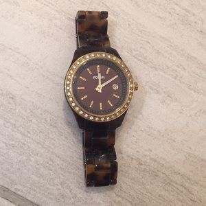 Fossil Tortoise Shell Watch